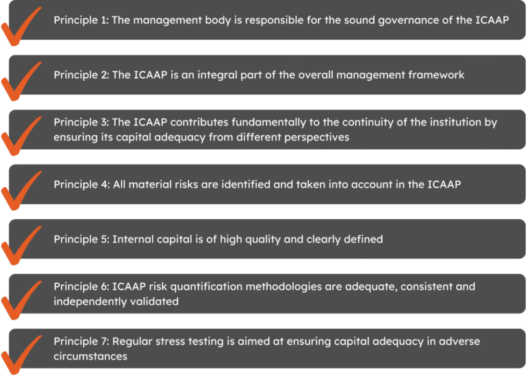 ICAAP Guide’s 7 principles